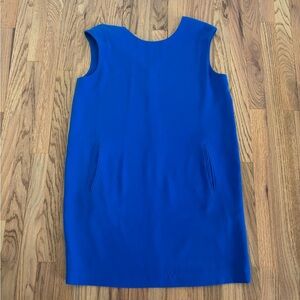 Pied a Terre Sheath Dress Royal Blue Sleeveless Zipper 14